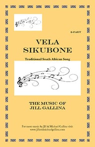 Vela Sikubone Two-Part choral sheet music cover Thumbnail